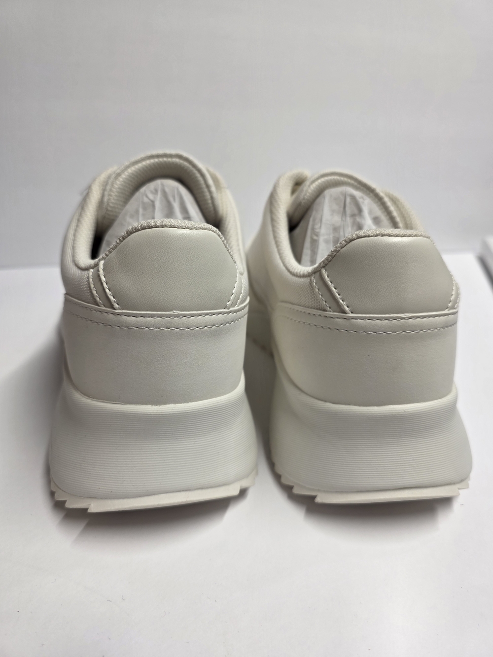 Calvin Klein Women’s Ivory Platform Sneakers - Picture 5 of 8